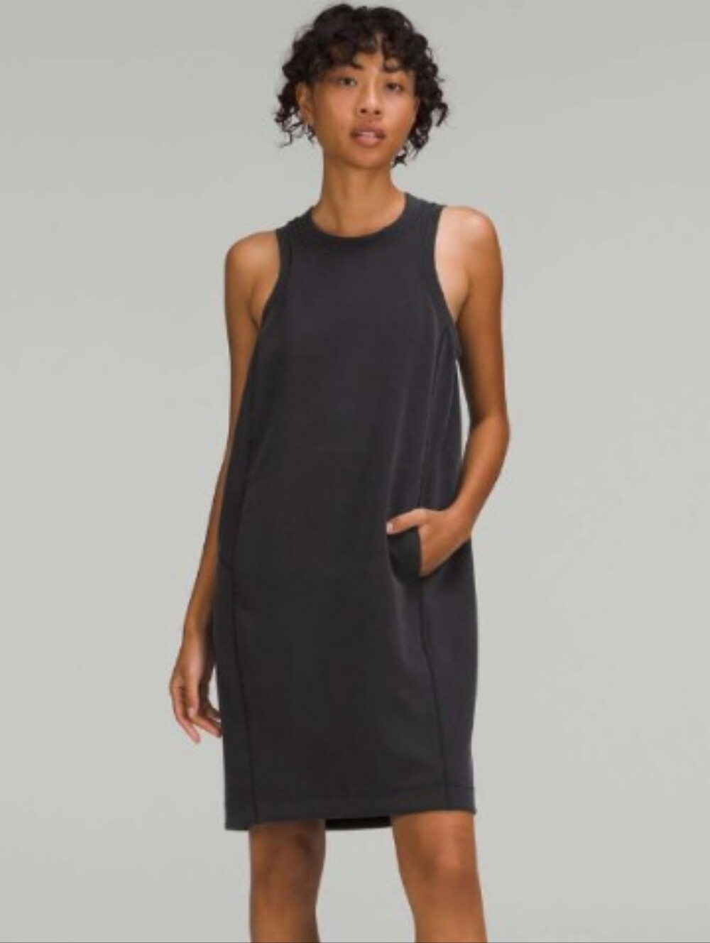 lululemon athletica Black Sleeveless Softstreme Shift Dress